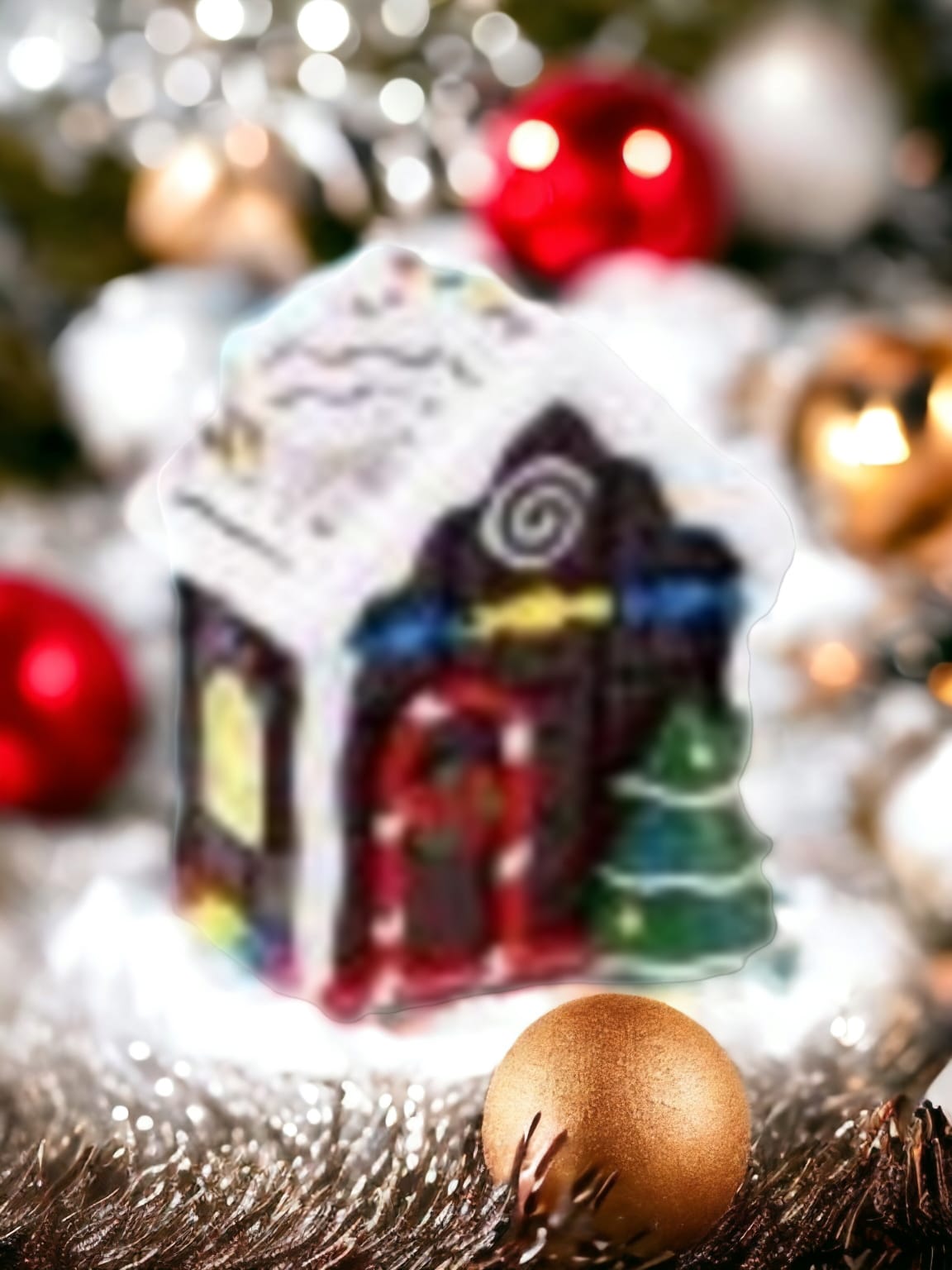 Molde Silicona Navideño Casa Jengibre (692)