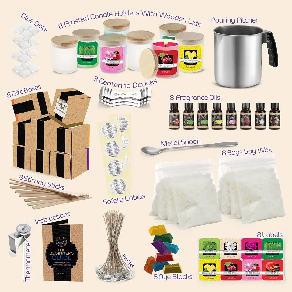 Kit de Fabricacion Velas Delux. Moldelo 2