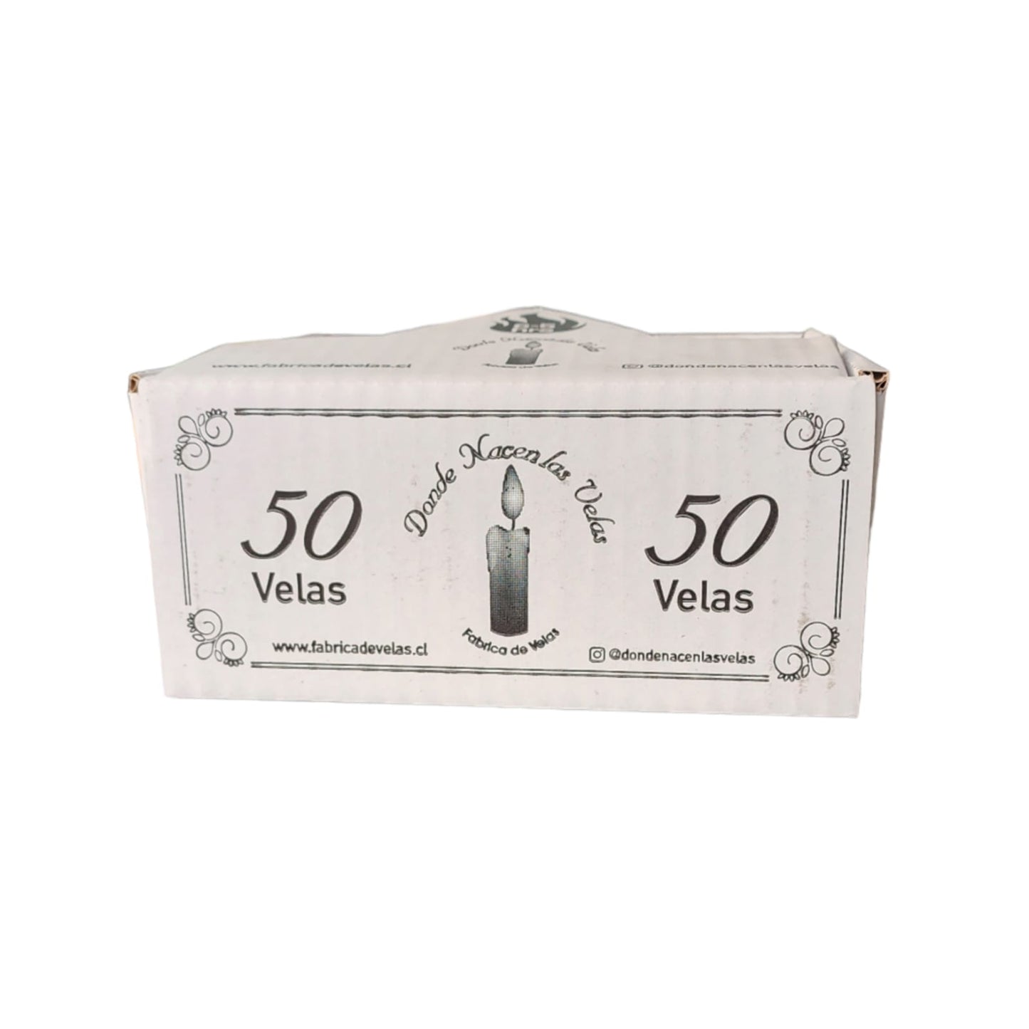 Vela Pack de 50 Amarillo