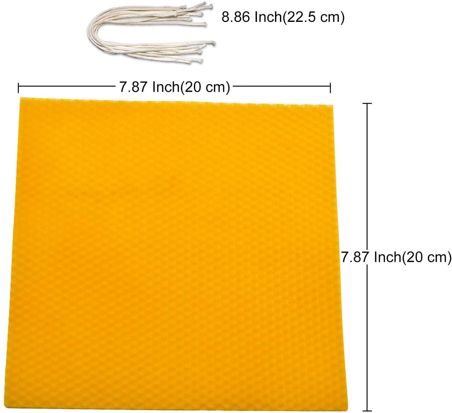 Kit De Fabricación De Velas De Cera De Abeja, Laminas