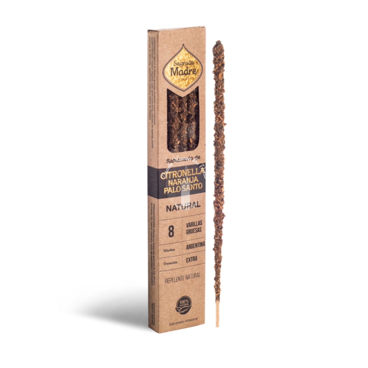 Sahumerio De Citronella Naranja Palo Santo