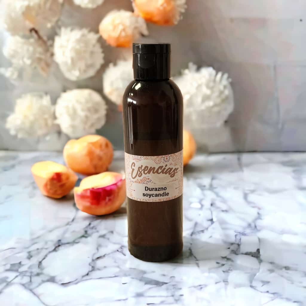 Esencia Durazno, para Cera de Soya. 95 ml