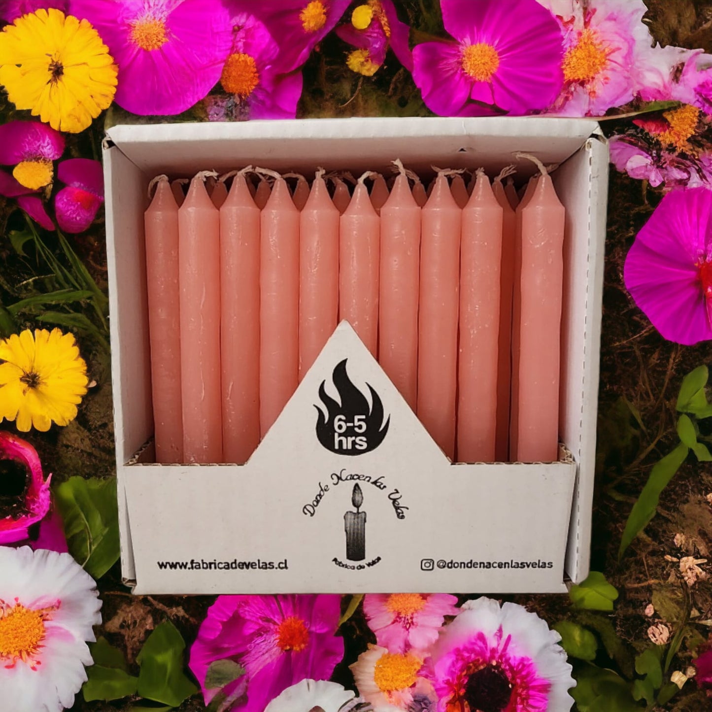 Vela Pack de 50 Rosado