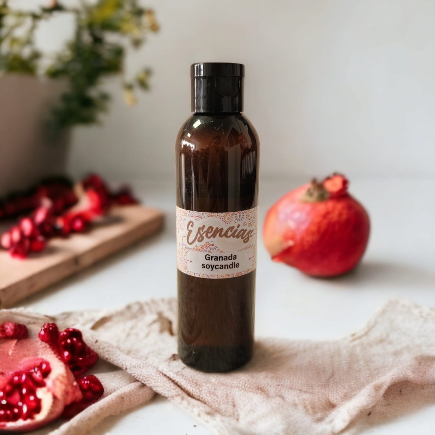 Esencia Granada, para Cera de Soya. 95 ml