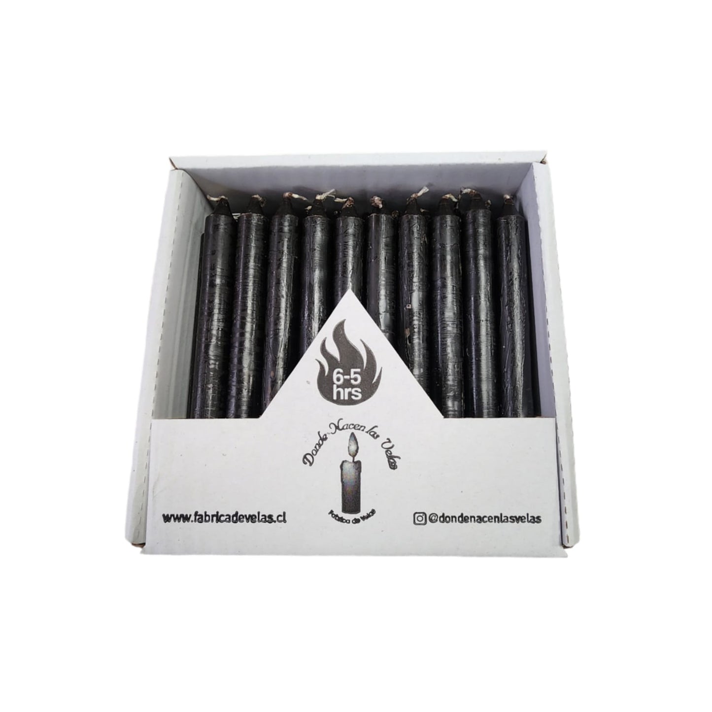 Vela Pack de 50 Negro