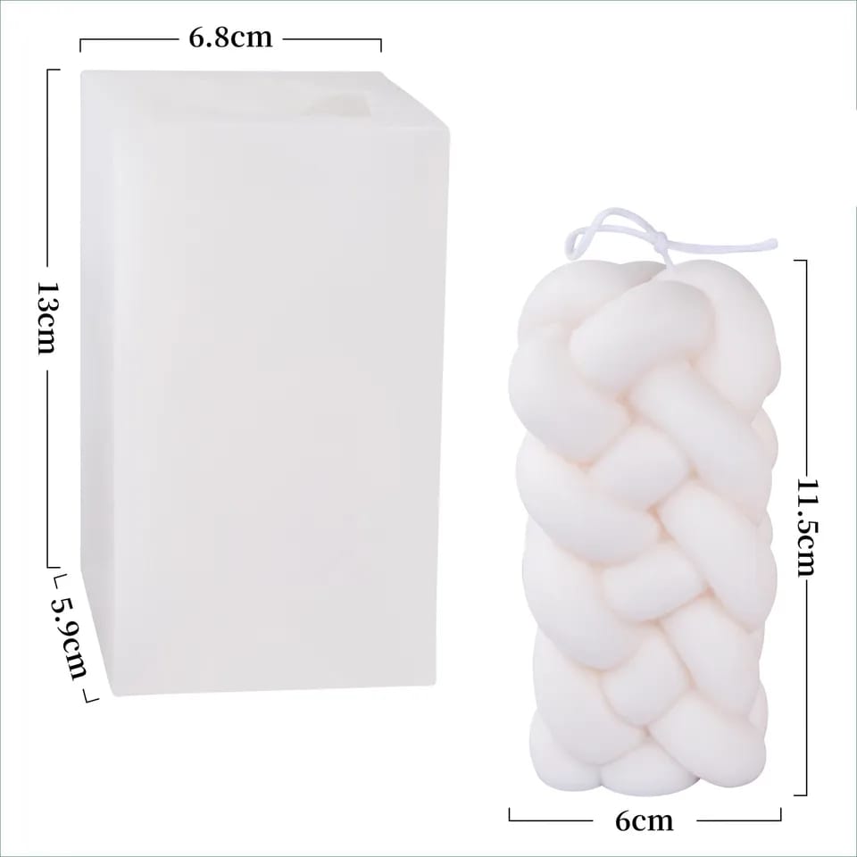 Molde Silicona Trenza (Z88)