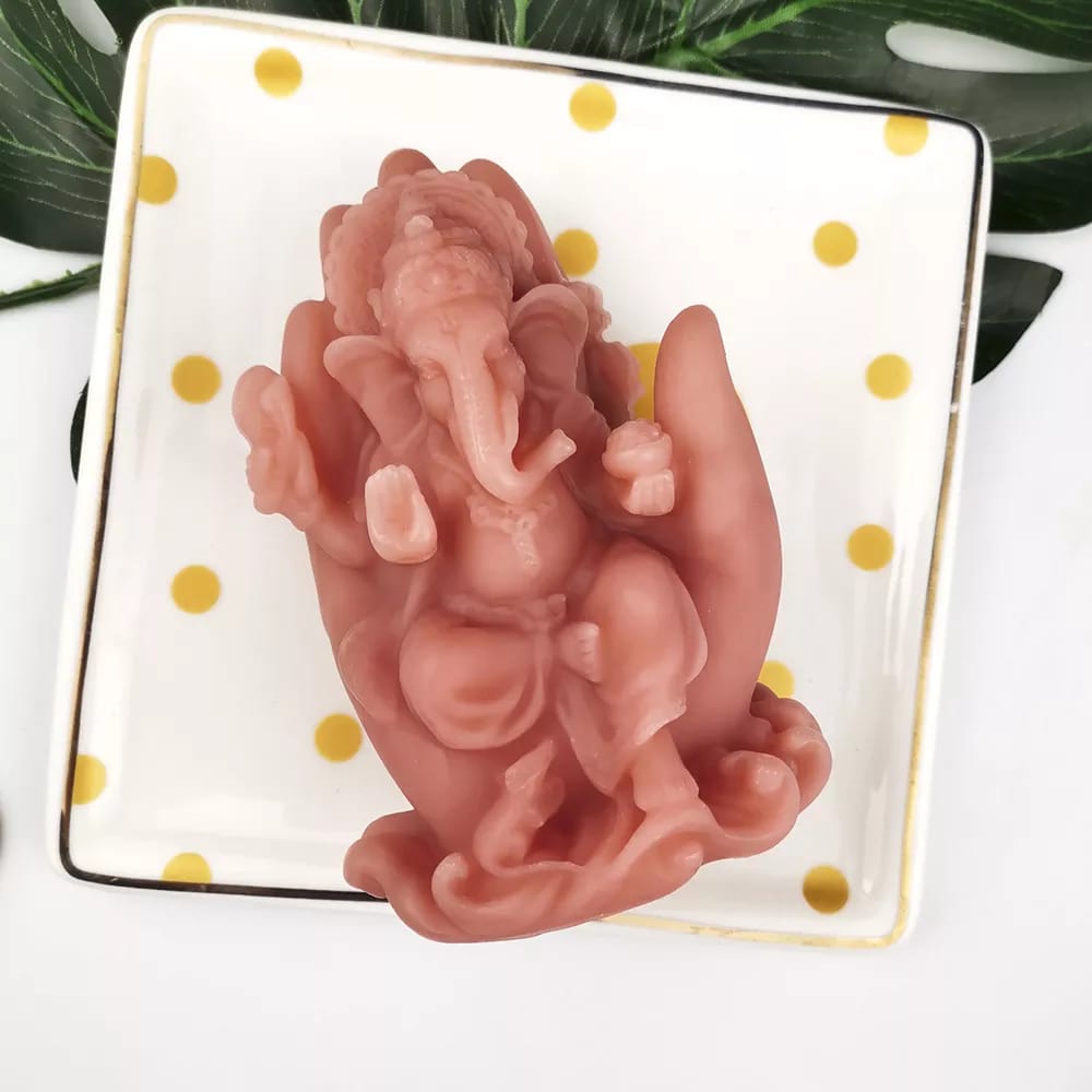 Molde De Silicona Para Velas Y Jabones , Ganesh MS30