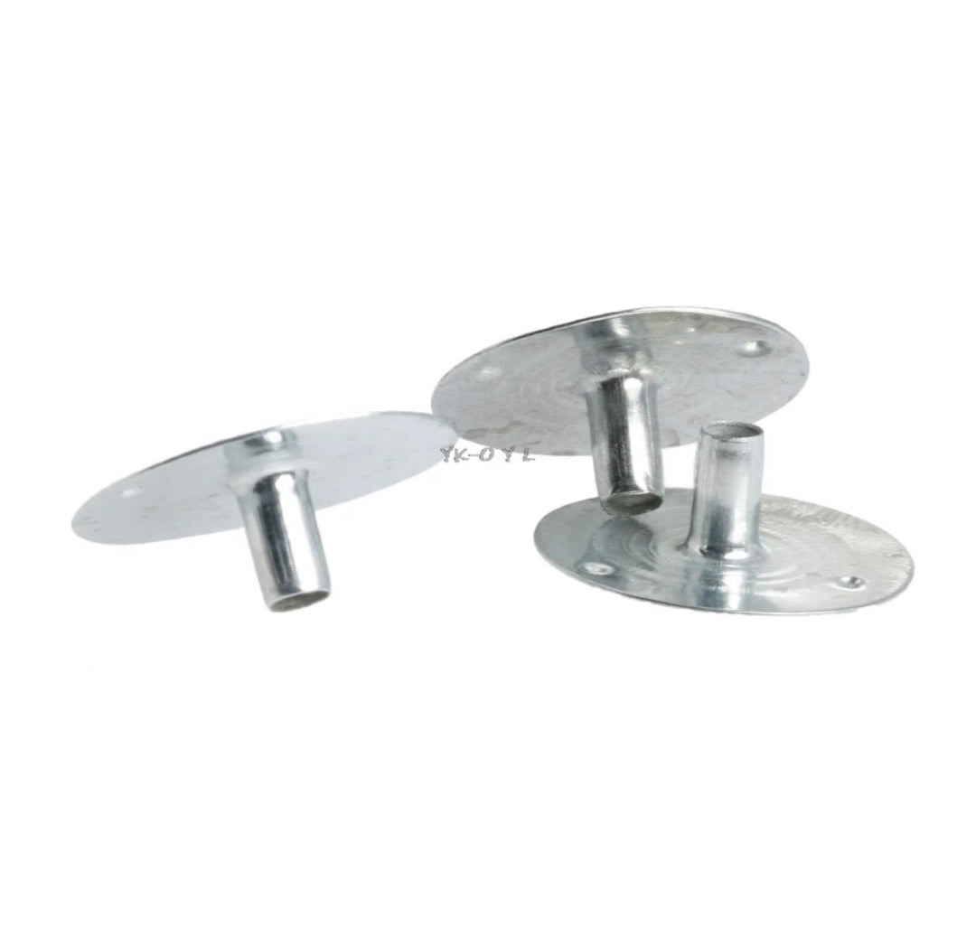 Wick Tabs Plata Para La Fabricación De Velas ( ojalillos de velas)