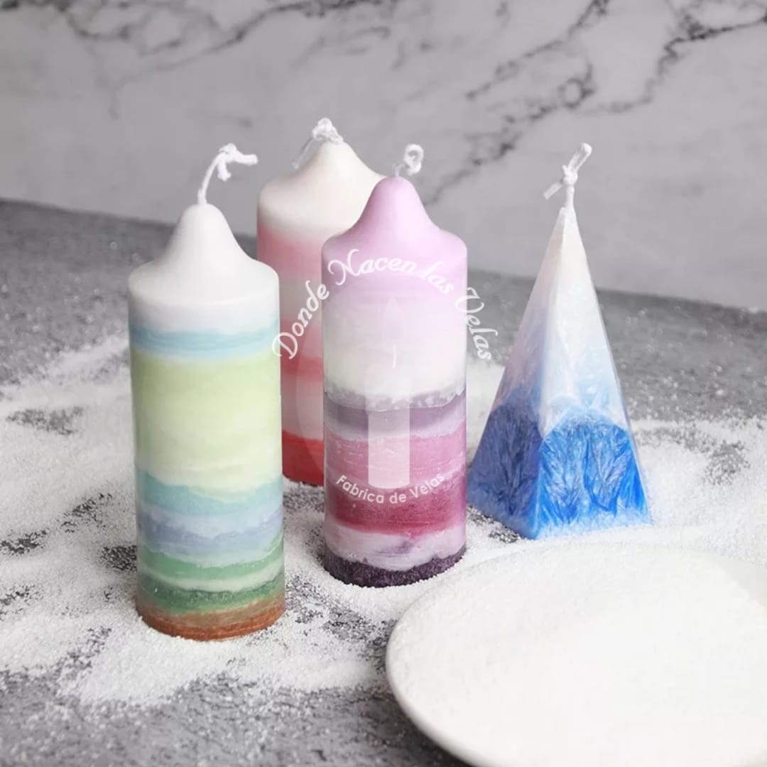 Parafina De Nieve Sin Humo Para Velas