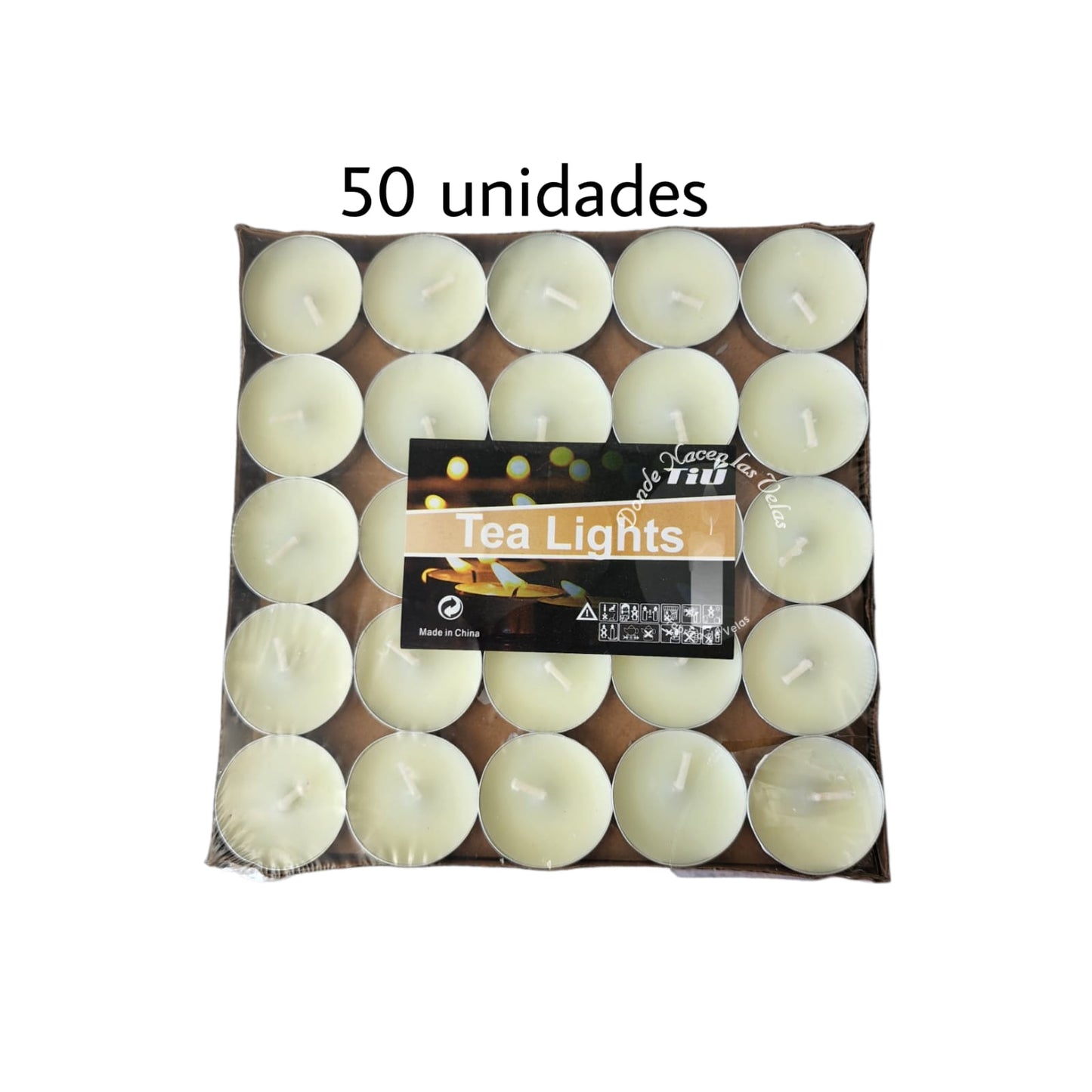 Tea light blancas (flotantes)