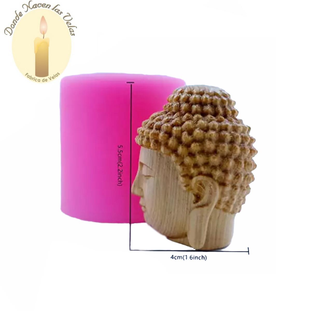 Molde De Silicona Para Velas Y Jabones , Buda H . 3d
