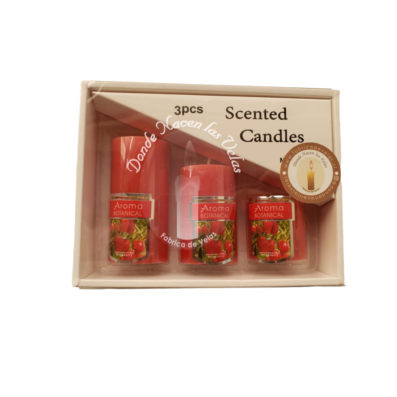 Velon Aromatico Pack De 3, Frutilla