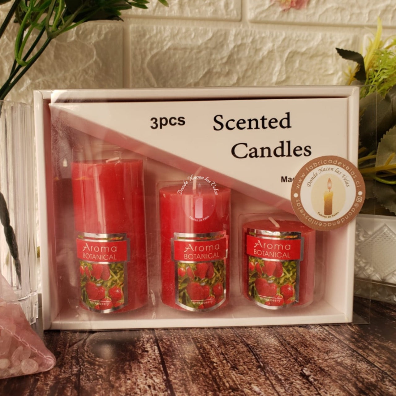 Velon Aromatico Pack De 3, Frutilla