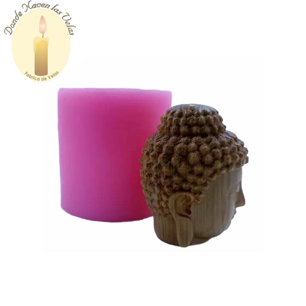 Molde De Silicona Para Velas Y Jabones , Buda H . 3d