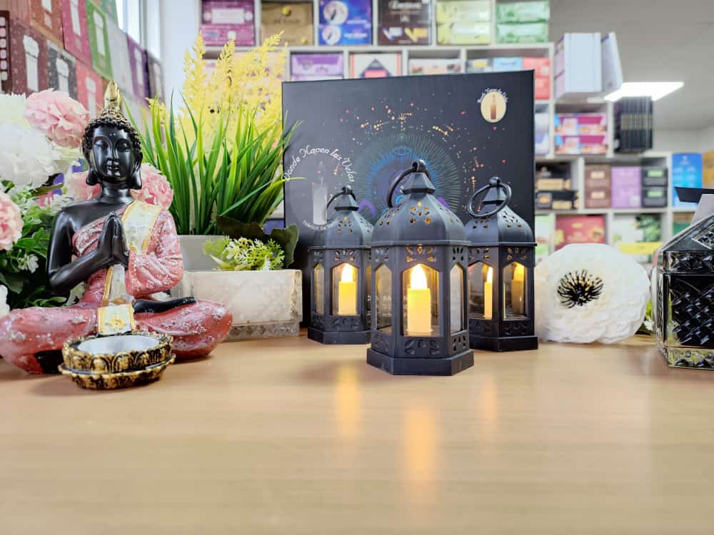 Vela Led Faro Negro