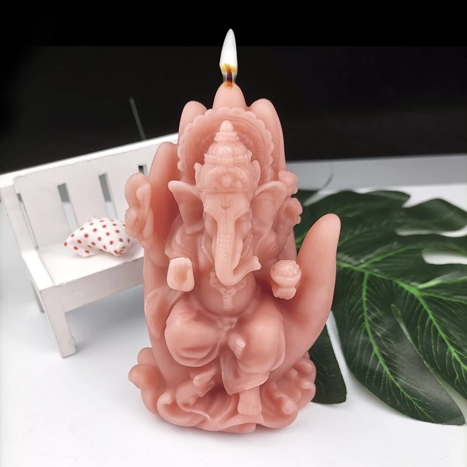 Molde De Silicona Para Velas Y Jabones , Ganesh MS30