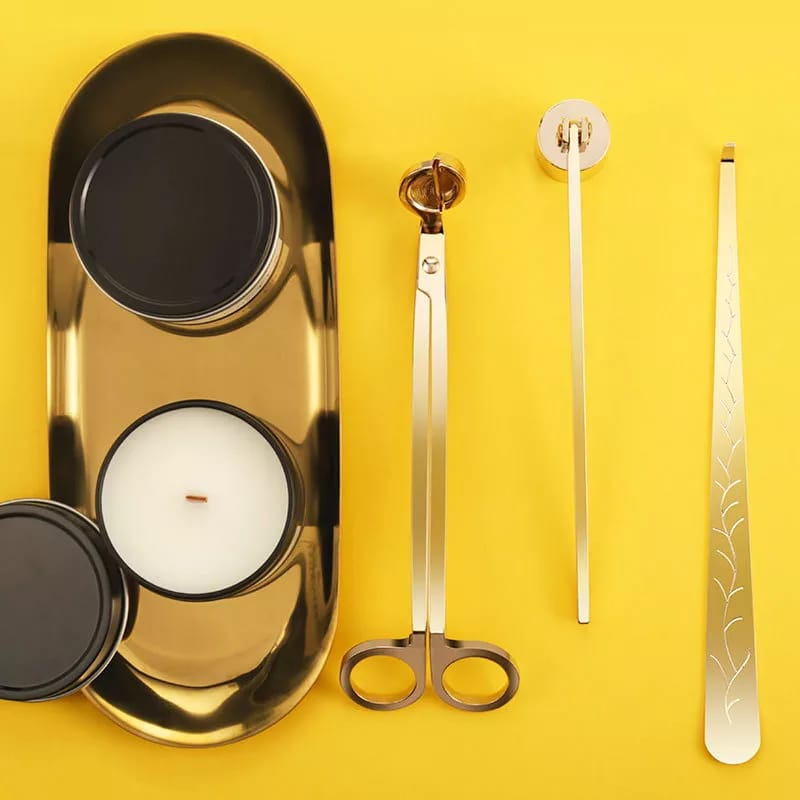 Accesorios de velas Dorado