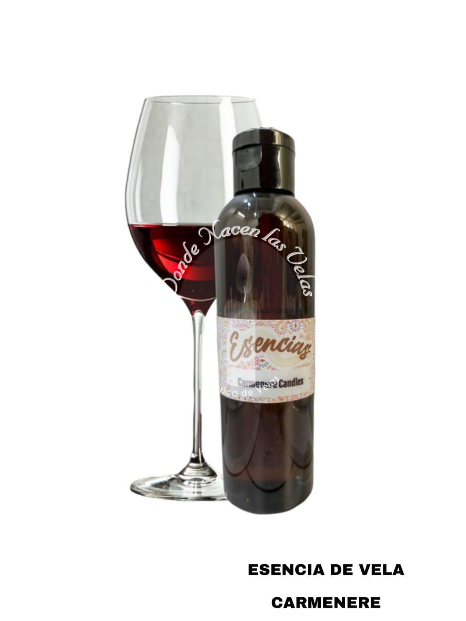 Esencia Carmenere Vela de Parafina. 95 ml