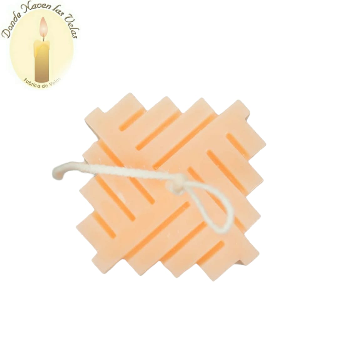 Molde De Plastico Para Velas Cirio Cuadrado MS32