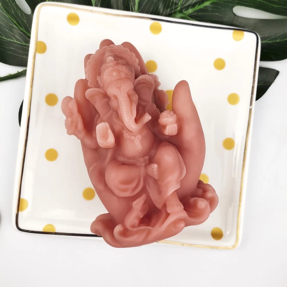 Molde De Silicona Para Velas Y Jabones , Ganesh MS30