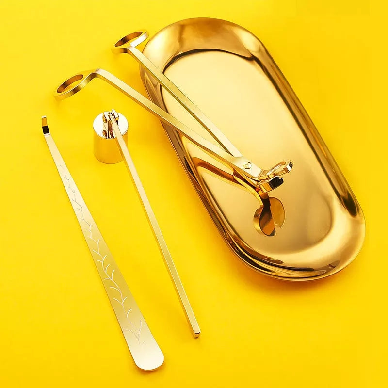 Accesorios de velas Dorado