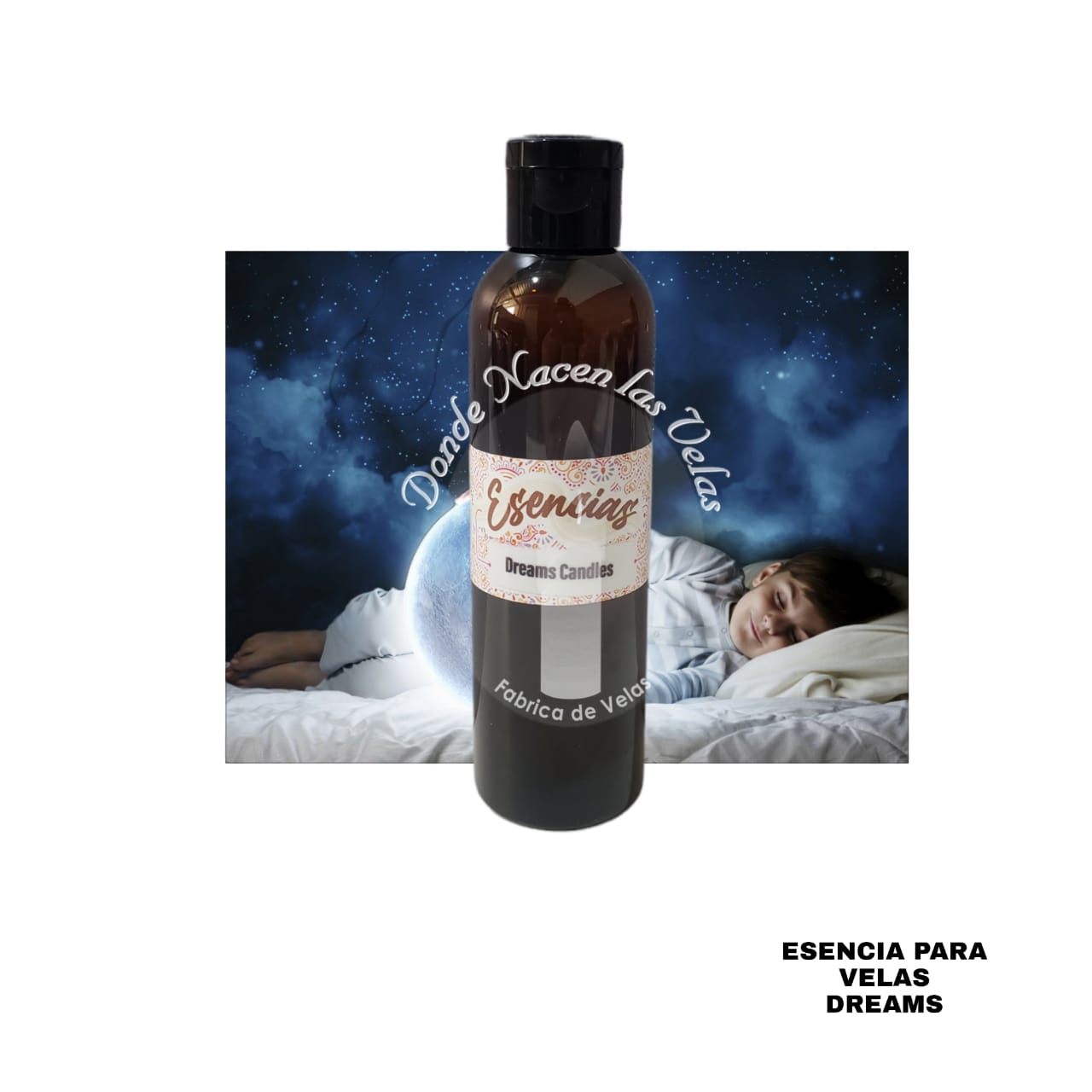 Esencia Dreams Vela de Parafina. 95 ml