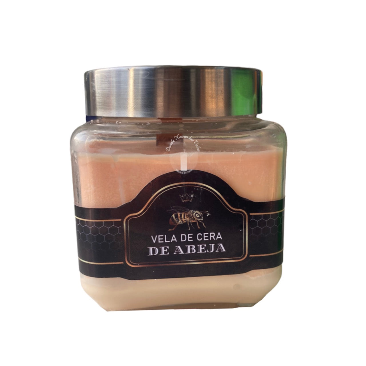 Vela de Miel Natural (739 grs) Mecha Madera