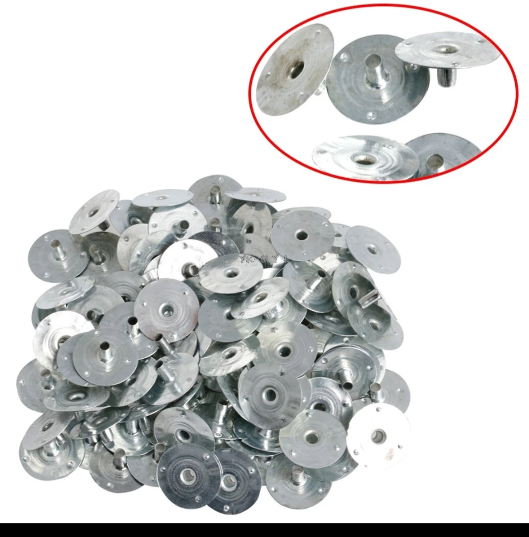 Wick Tabs Plata Para La Fabricación De Velas ( ojalillos de velas)