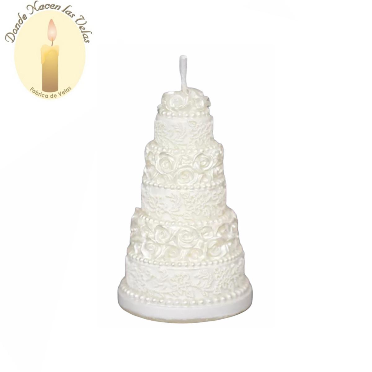 Molde De Vela De Silicona 3d Para Boda Con Forma Para Pastel