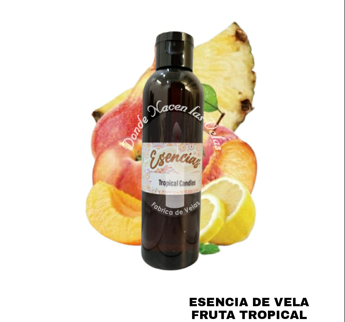 Esencia Tropical Vela de Parafina. 95 ml