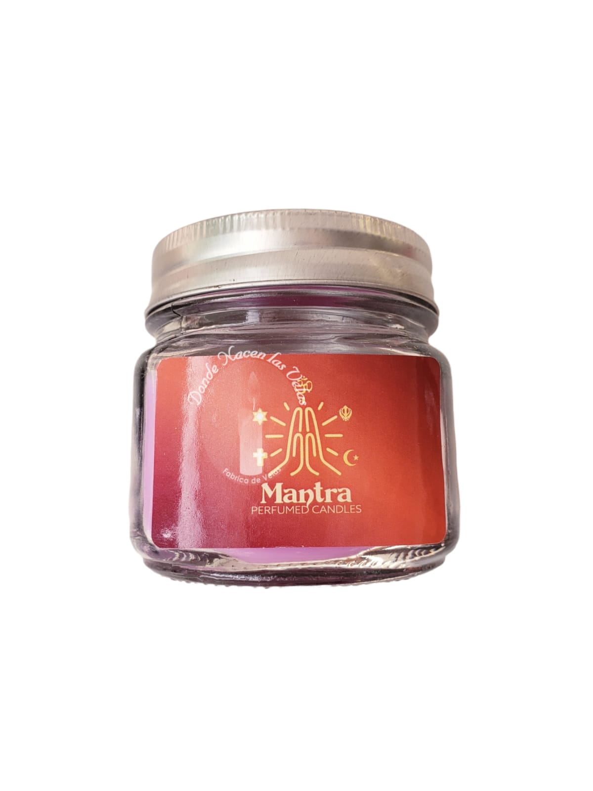 Vela Aromatica Vidrio Mantra