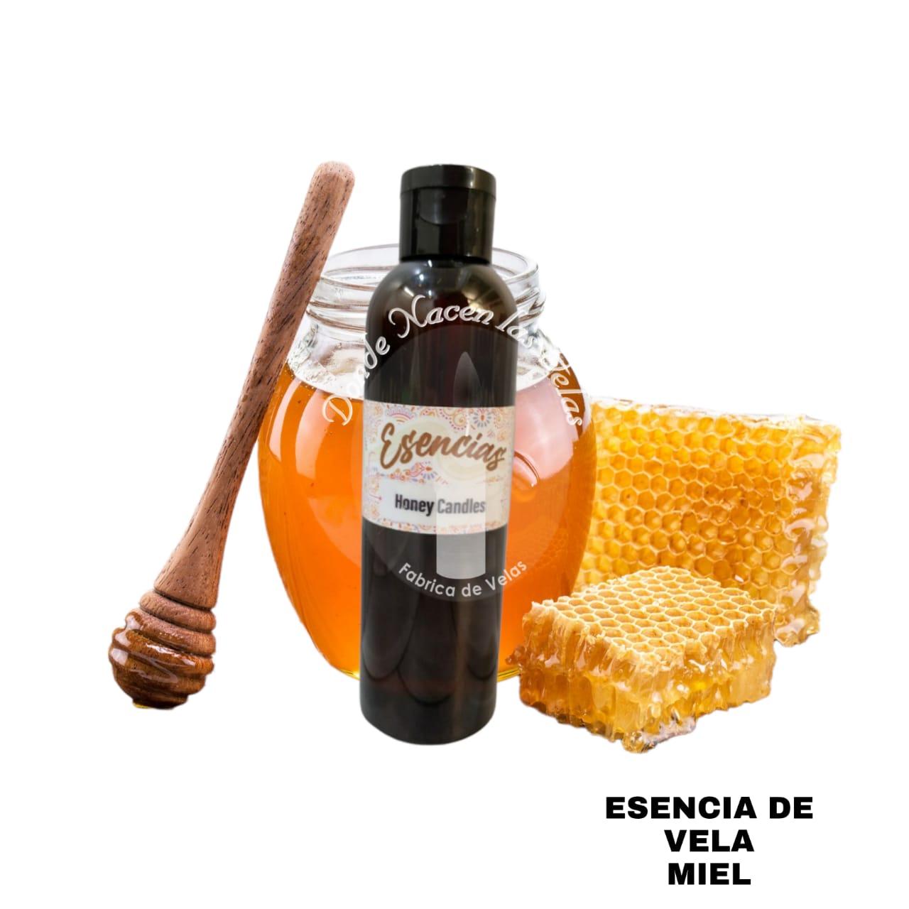 Esencia Miel Vela de Parafina. 95 ml