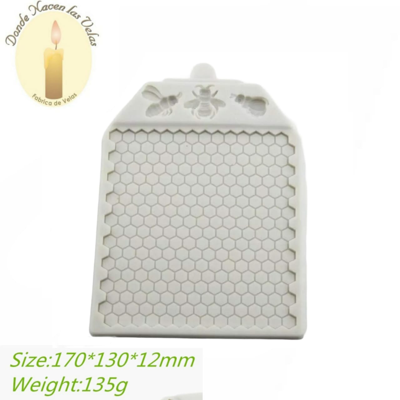 Molde De Silicona Para Velas Y Jabones , Panel de Cera Abeja