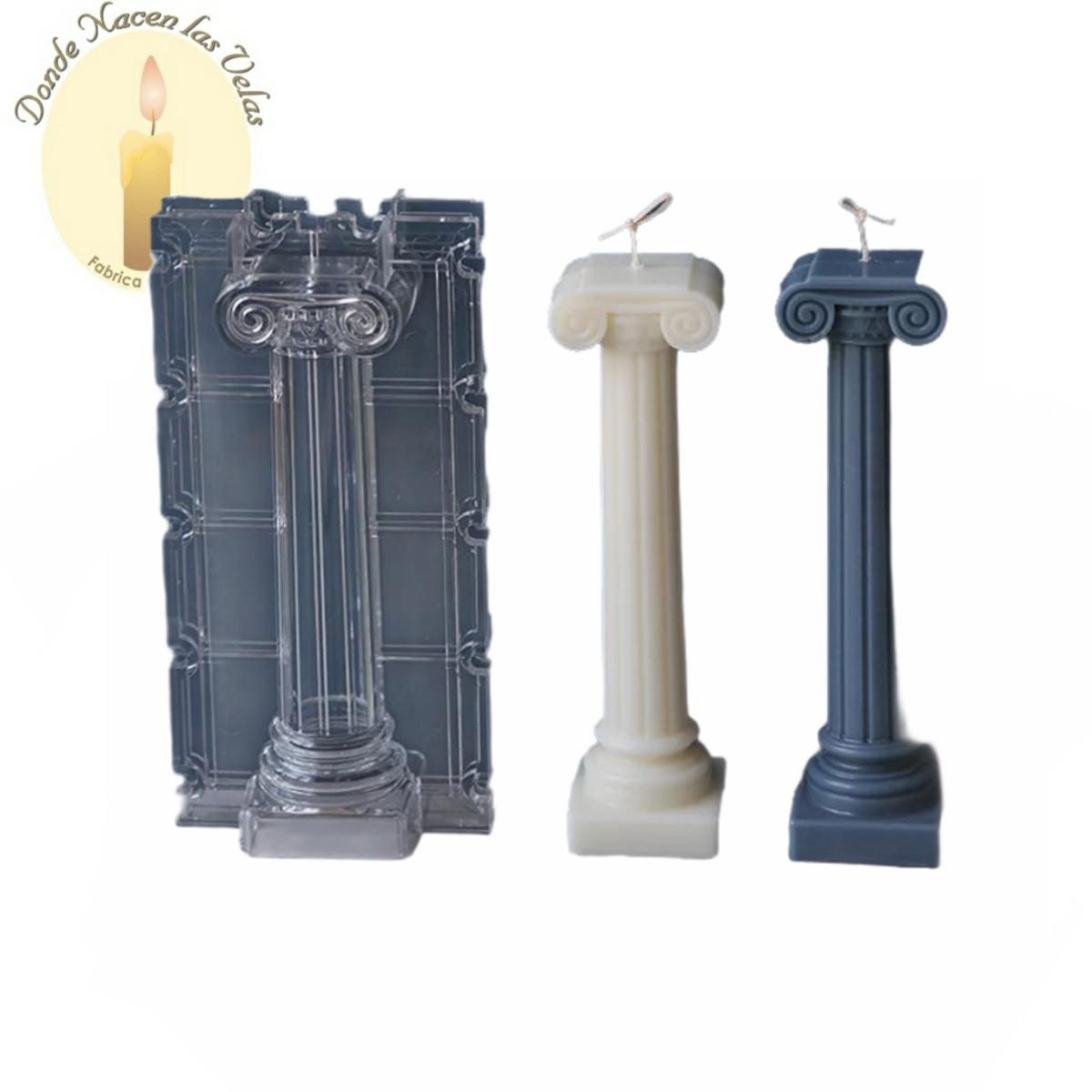 Molde De Plastico Para Velas Pilar