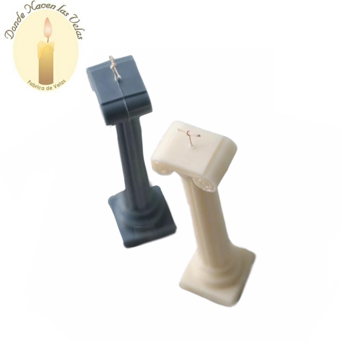 Molde De Plastico Para Velas Pilar