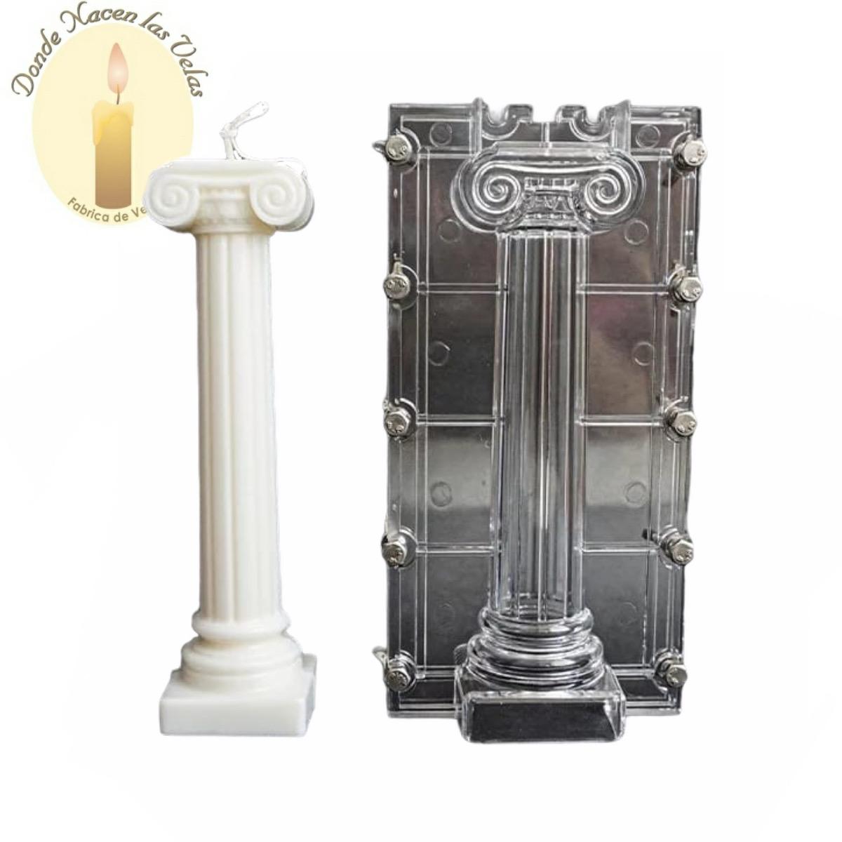 Molde De Plastico Para Velas Pilar