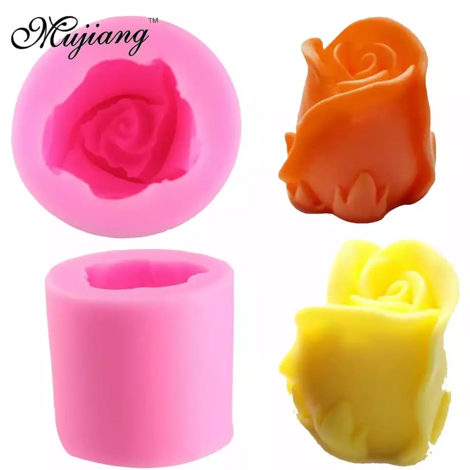 Flor de Rosa de silicona MS55