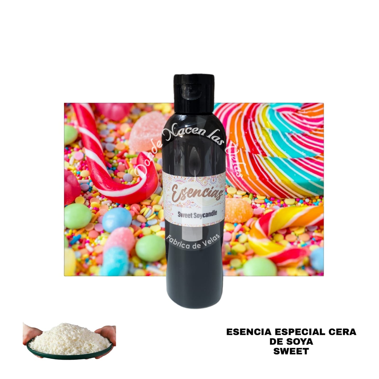 Esencia Sweet, Para Cera de Soya. 95 ml