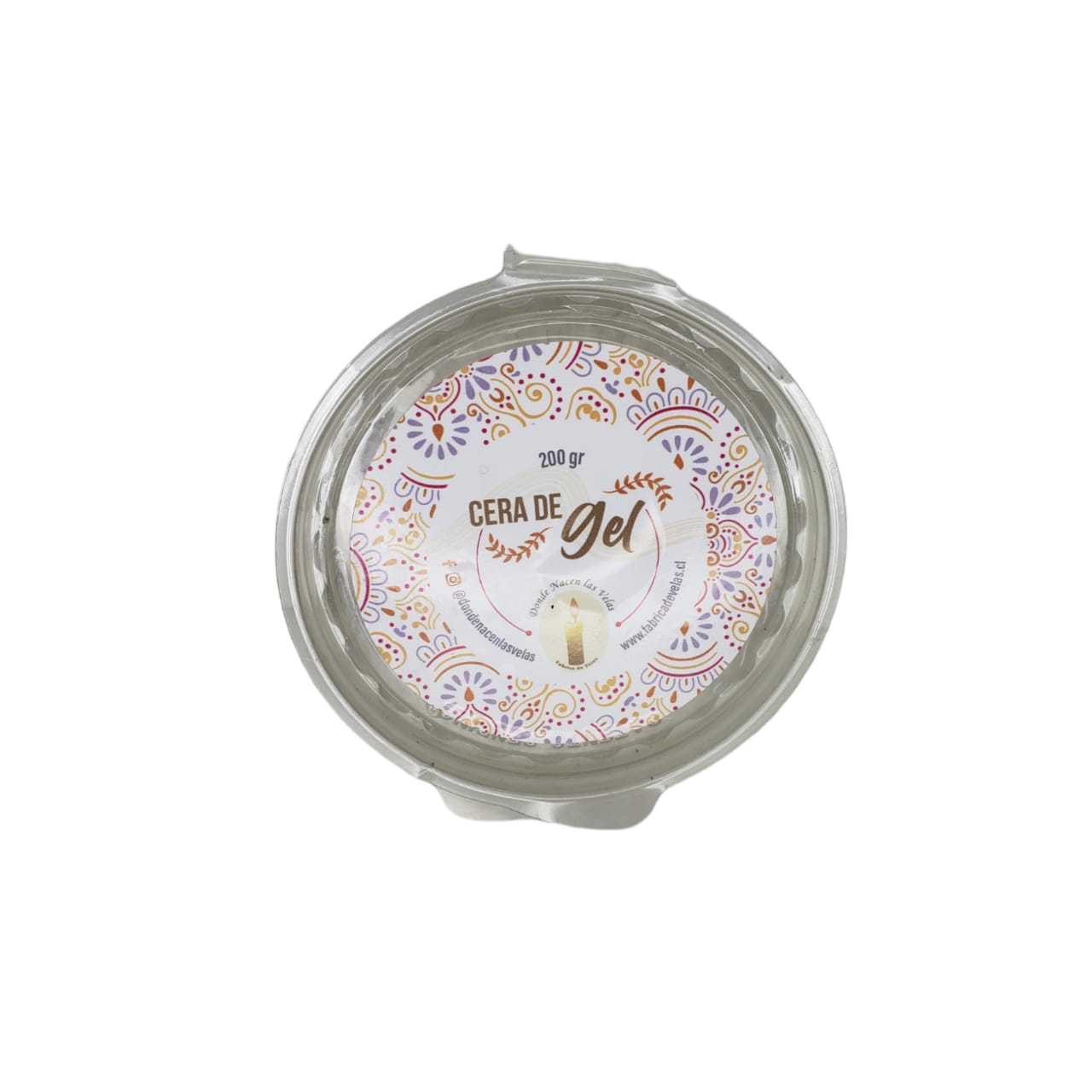 Cera de Gel Transparente 200 grs.