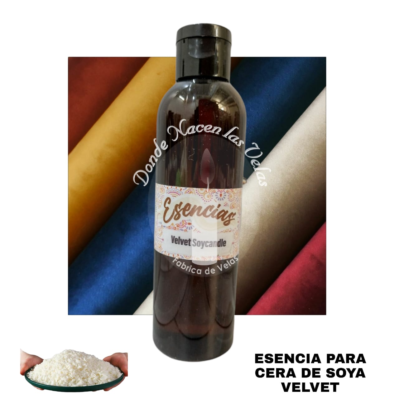 Esencia Velvet, Para Cera de Soya. 95 ml