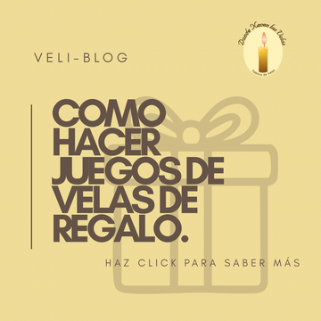 Como hacer sets de velas para regalar.
