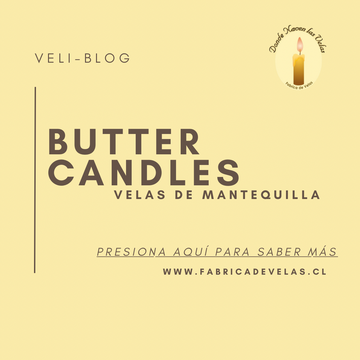 VELAS COMESTIBLES DE MANTEQUILLA — DONDE NACEN LAS VELAS