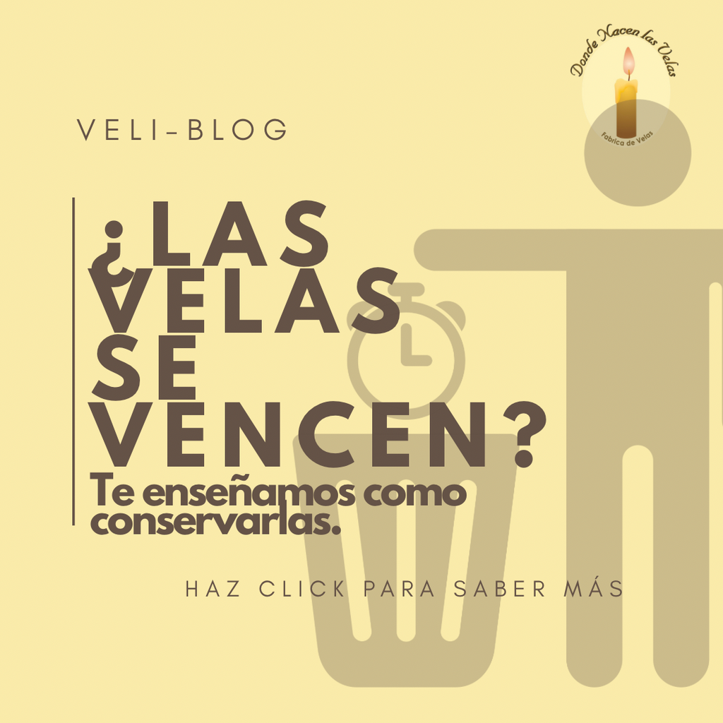 ¿LAS VELAS VENCEN? TE ENSEÑAMOS COMO CONSERVARLAS