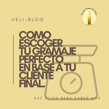 COMO ELEGIR LA VELA DEL GRAMAJE PERFECTO EN BASE A TU CLIENTE FINAL