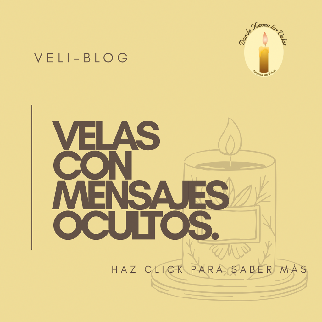 Velas con mensajes ocultos o sorpresa adentro