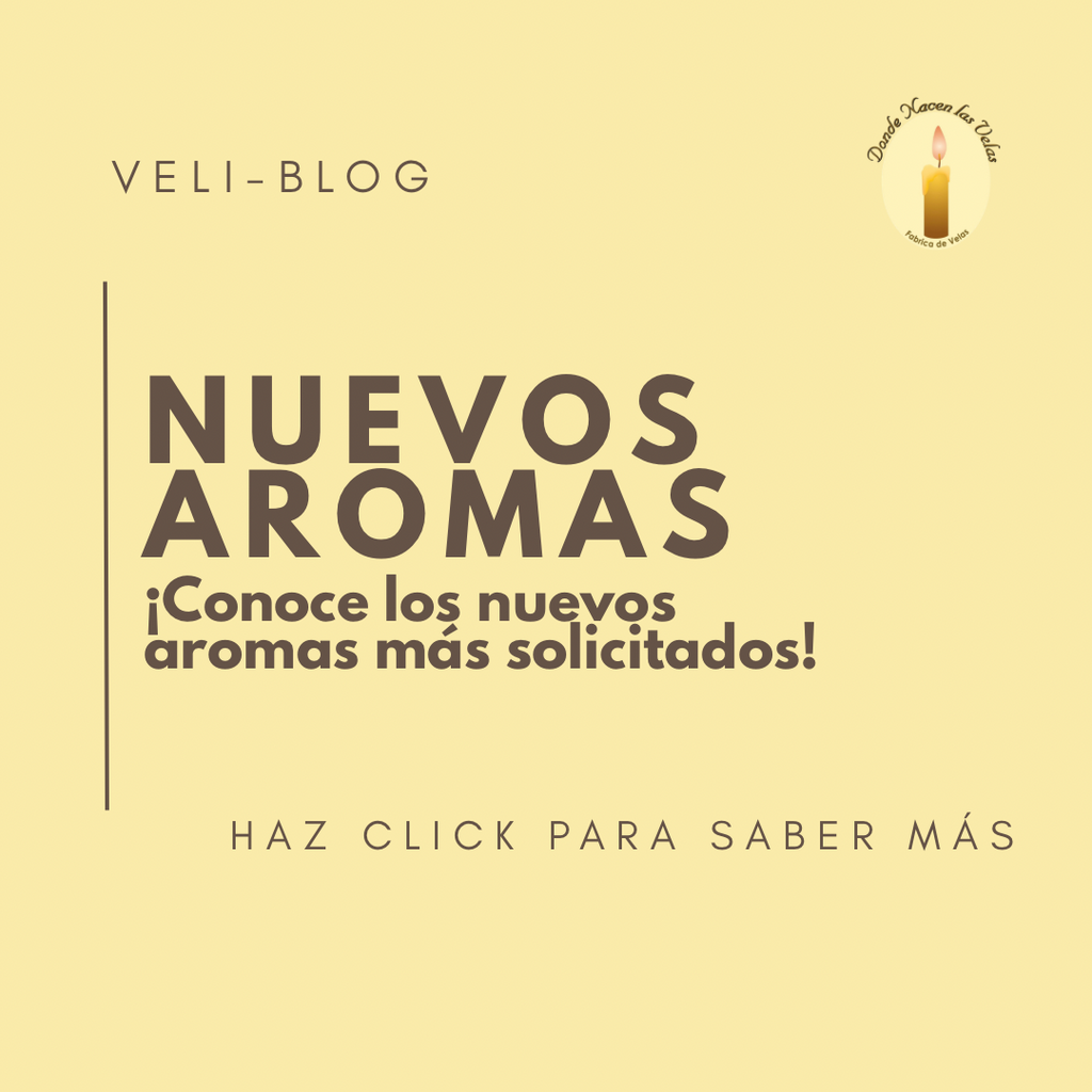 NUEVOS AROMAS PARA COMESTICOS Y VELAS