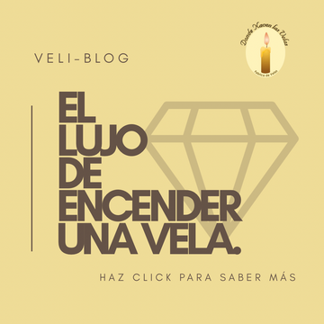 El lujo de encender una vela.