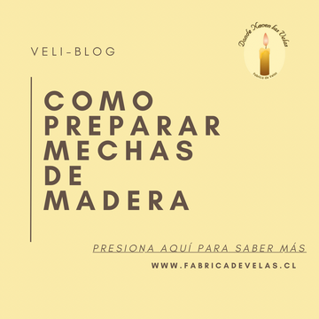 COMO PREPARAR MECHAS DE MADERA PARA VELAS