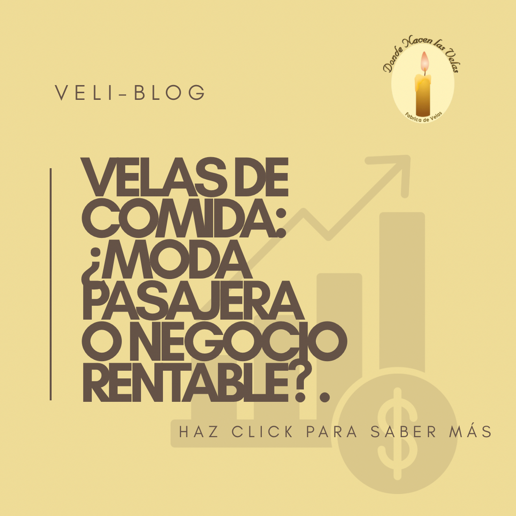 Velas de comida: ¿Moda pasajera o negocio rentable?