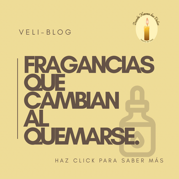 Por qué algunas fragancias cambian al quemarse.